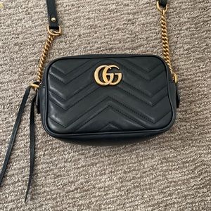 Gucci GG Marmont Matelasse Mini Bag, authentic.